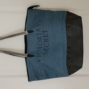 NEW Victoria's Secret Denim Tote